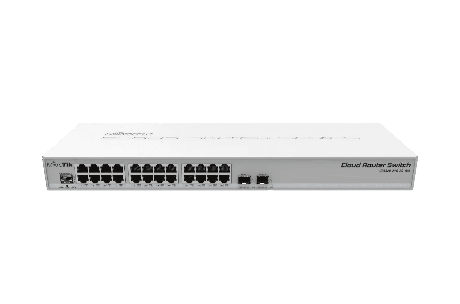MikroTik CRS326-24G-2S+RM | The Industry Standard 24-Port Managed Switch