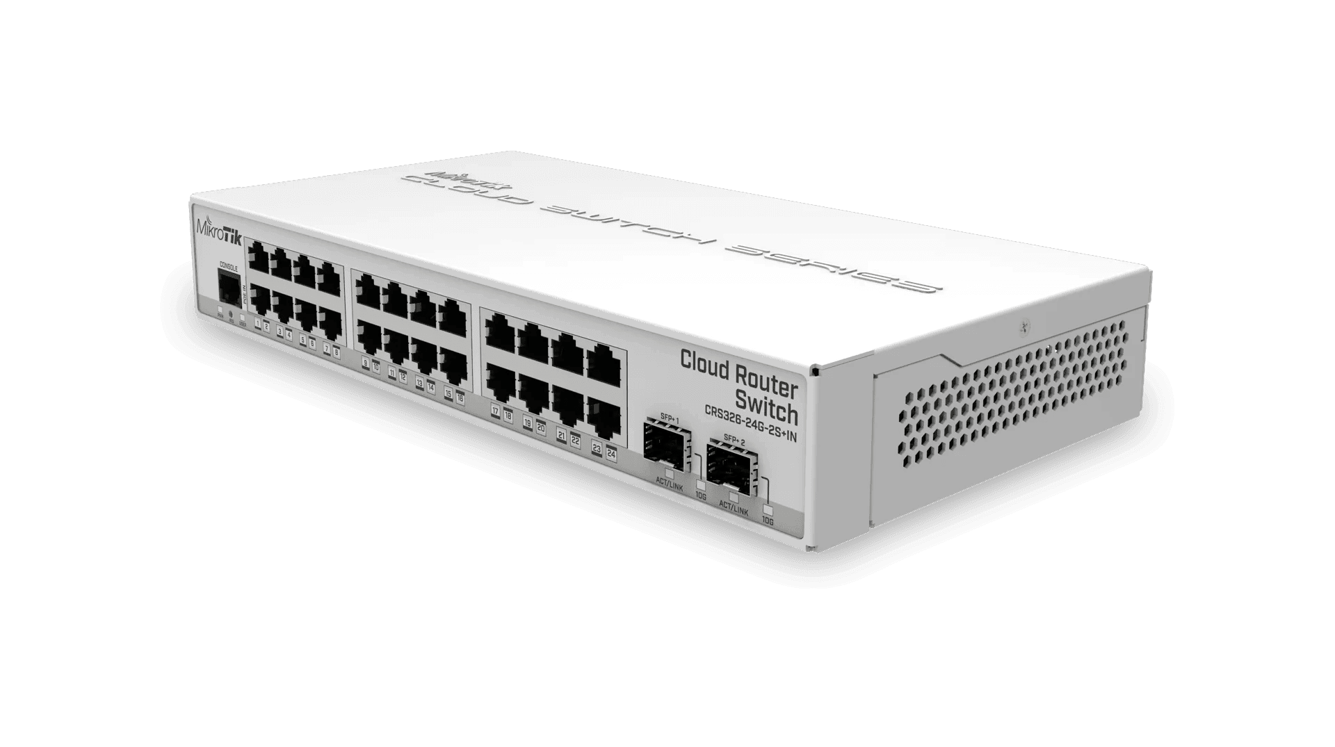 MikroTik CRS326-24G-2S+IN | Desktop 24-Port Managed Switch with 10G SFP+